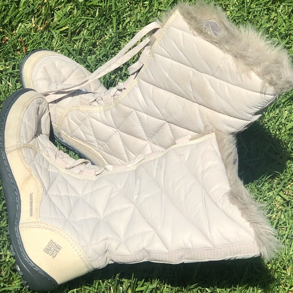Columbia Powder White Snow Boots